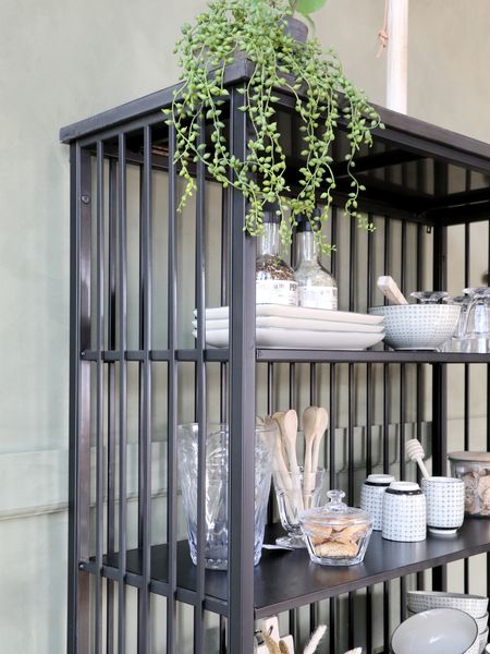JACK, Metallregal mit 6 Fächern H 195 cm im Industriedesign