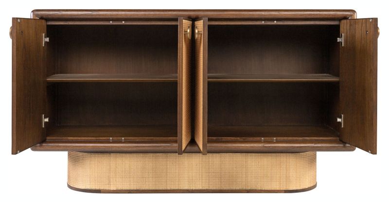 NADA, Anrichte, Sideboard Rattan & Holz