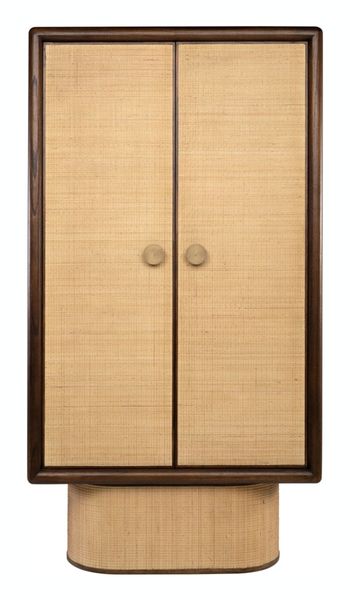 NADA, Schrank Rattan & Holz