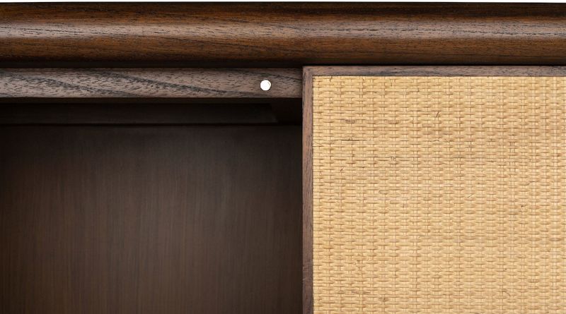 NADA, Schrank Rattan & Holz