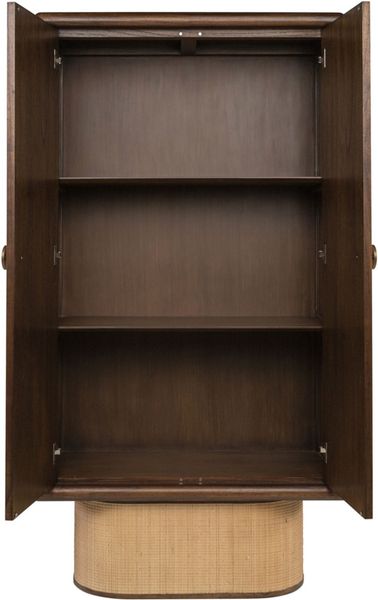 NADA, Schrank Rattan & Holz