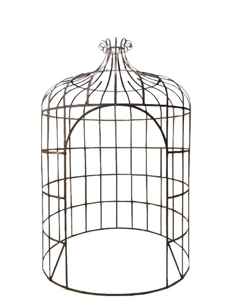 JUPP, Garten-Pavillon rostig Eisen, runder Rank-Pavillon