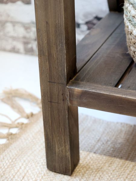 Konsolentisch Altholz L 105,5 cm Landhausstil