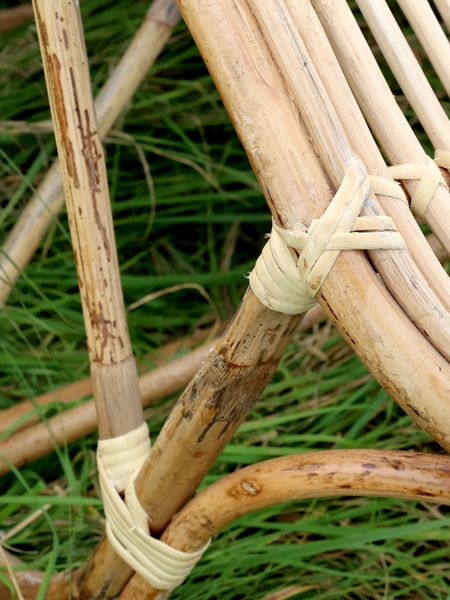 HELLA, Garten Liegestuhl mit Beistelltisch Rattan