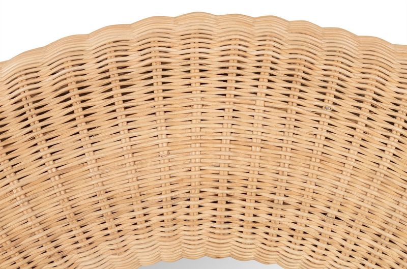 Natürlicher Rattan Spiegel H 220 cm, Designer Spiegel