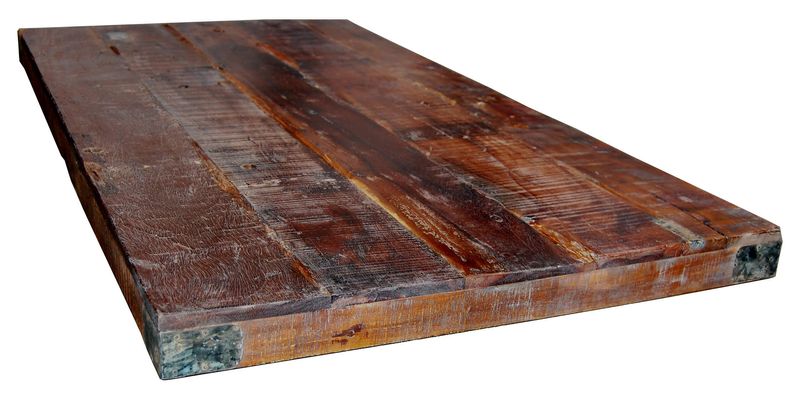 AMEI, Tischplatte 180*80*5 cm Altholz, Recyclingholz