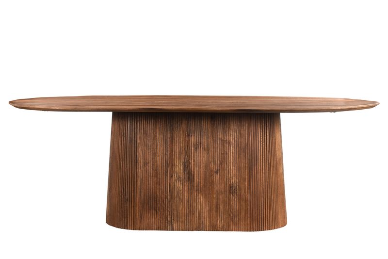 SALVA, Ovaler Esstisch natur Holz
