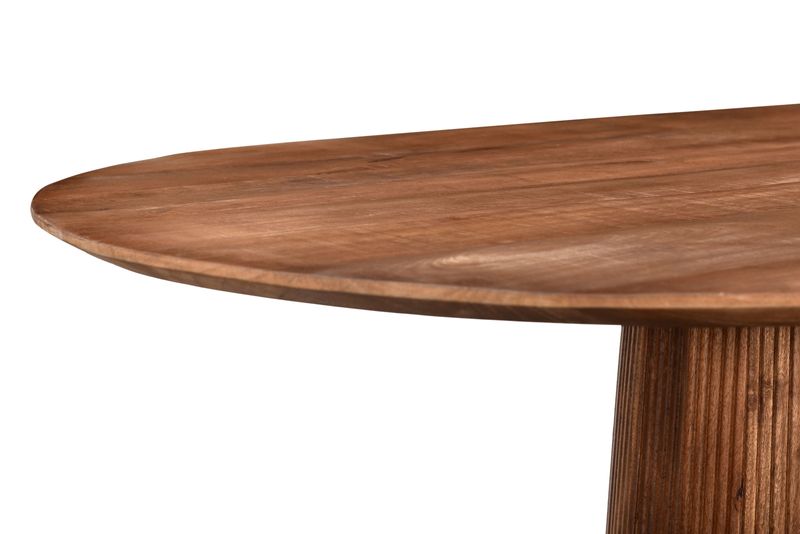SALVA, Ovaler Esstisch natur Holz