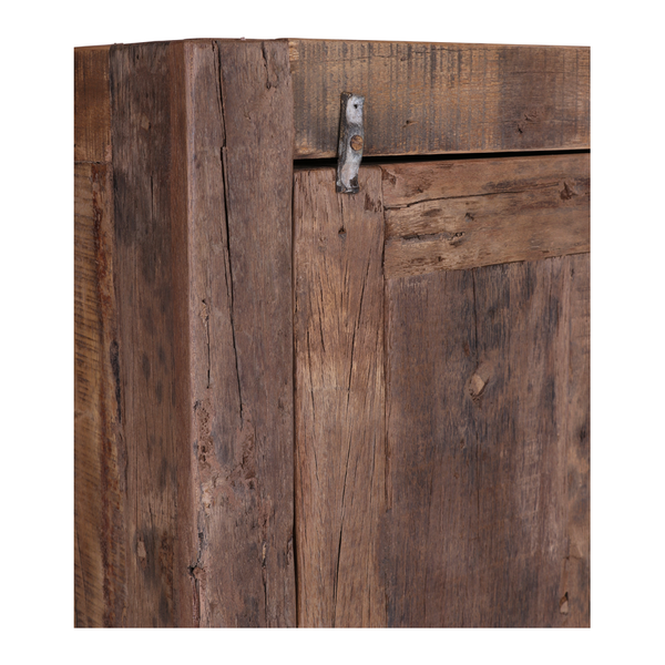 Schmaler Altholz Schrank SANO, Spind B 50 cm 1 Tür