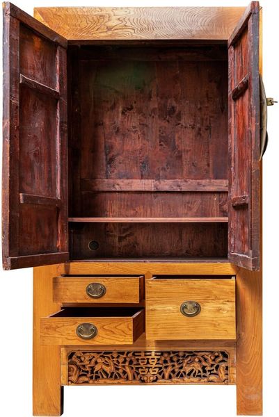 01-Schrank Unikat, alter Kleiderschrank Holz