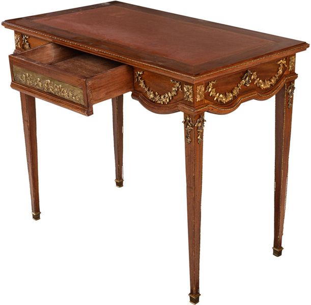 Schreibtisch, Sekretär Louis XVI von 1860, antike Möbel
