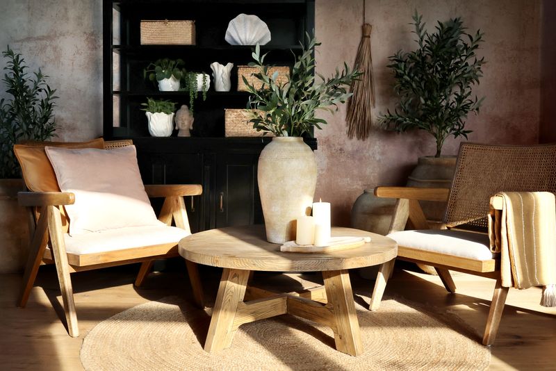 Matz Möbel Sessel JENNY Rattan Lounge-Sessel im Landhausstil