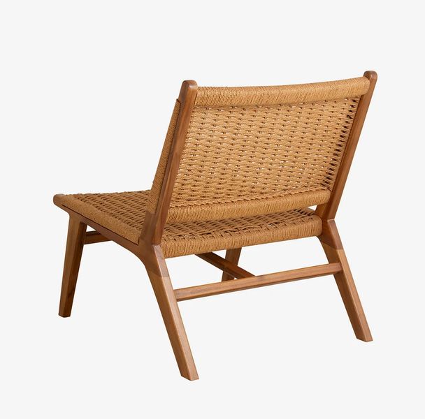 RONJA, Sessel Geflecht + Holz