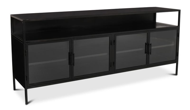 Metall Sideboard-Vitrine WINS Metall B 192 cm
