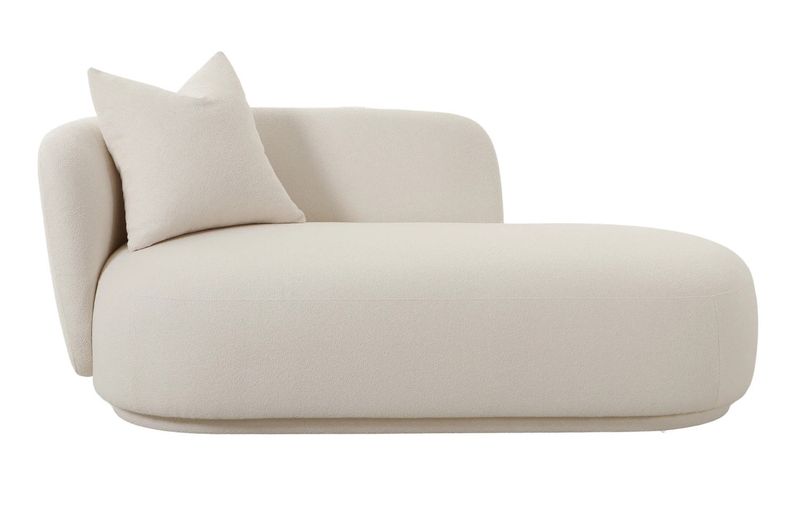 KONO, Polsterliege, Tagesbett beige-natur Stoff