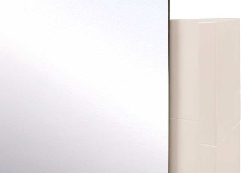Keramik Spiegel KANA creme-weiß rechteckig, Designermöbel
