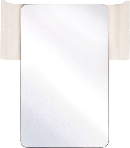 Keramik Spiegel KANA creme-weiß rechteckig, Designermöbel