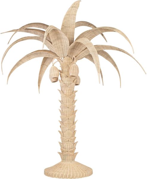 ALMA 1, Große Stehlampe aus Rattan "Palme"