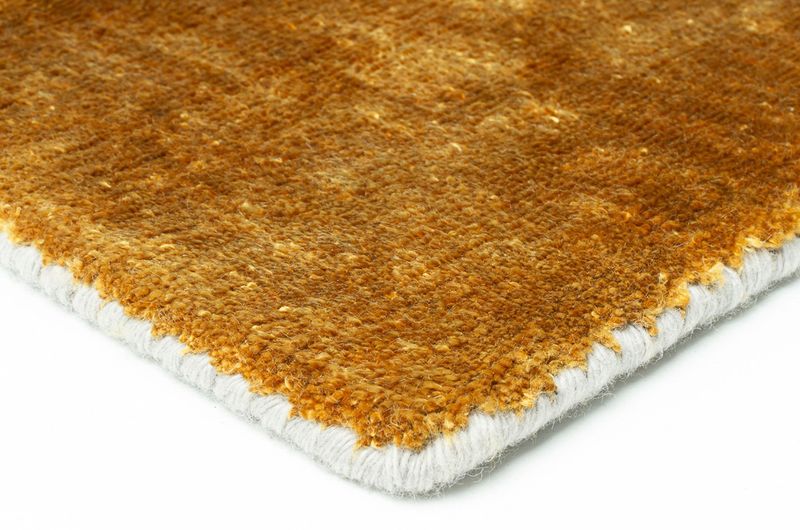 Teppich LUX gold Bambusseide in vielen Größen