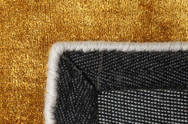 Teppich LUX gold Bambusseide in vielen Größen