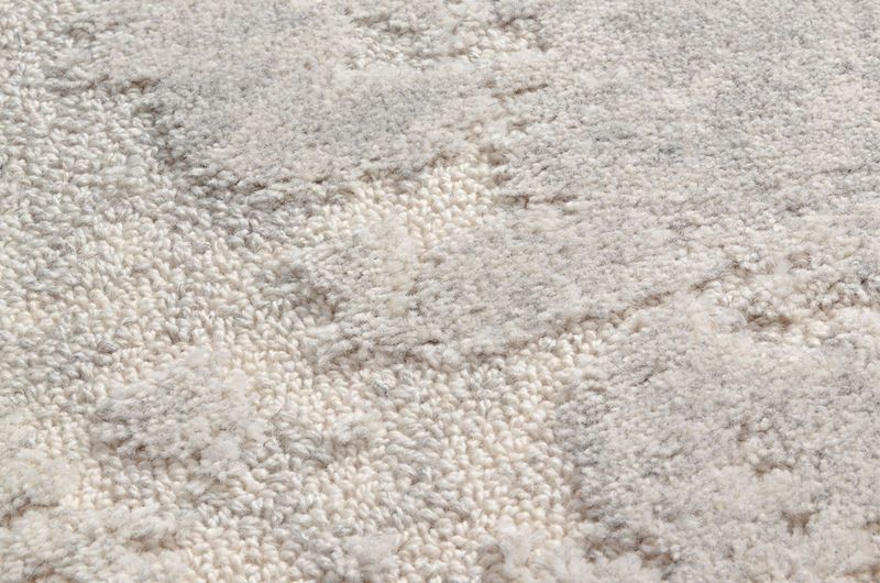 Wollteppich rund D 280 cm - Teppich in Beige-Natur | Matz Möbel