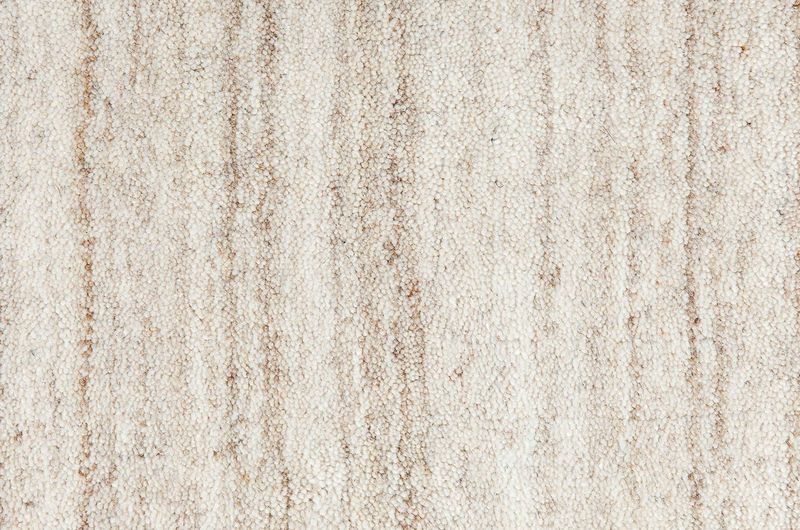 Teppich RUBI beige Viskose-Wolle viele Größen