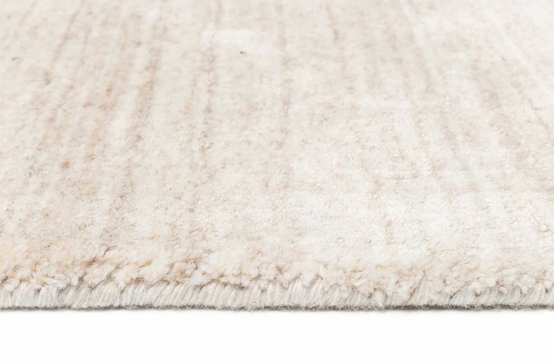 Teppich RUBI beige Viskose-Wolle viele Größen