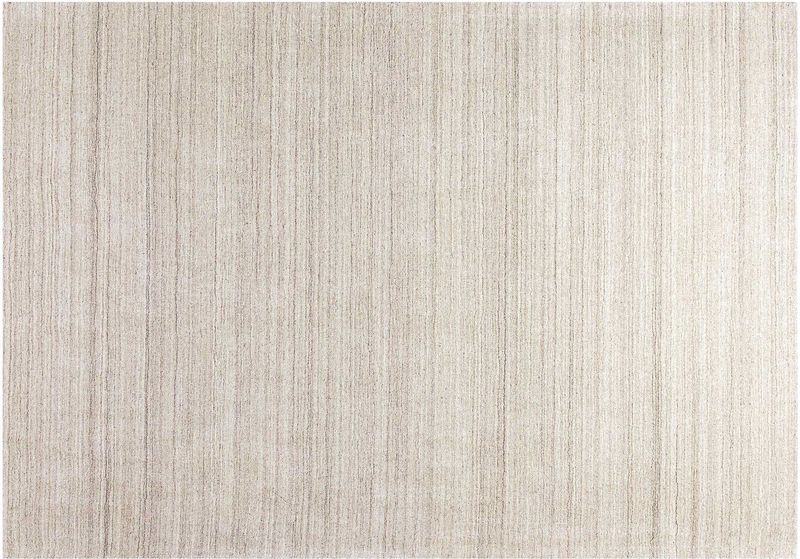 Teppich RUBI beige Viskose-Wolle viele Größen