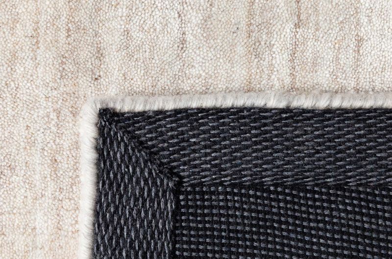 Teppich RUBI beige Viskose-Wolle viele Größen
