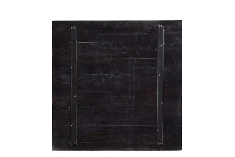 CLEO-Tischplatte 70*70*3 cm quadratisch schwarz Holz