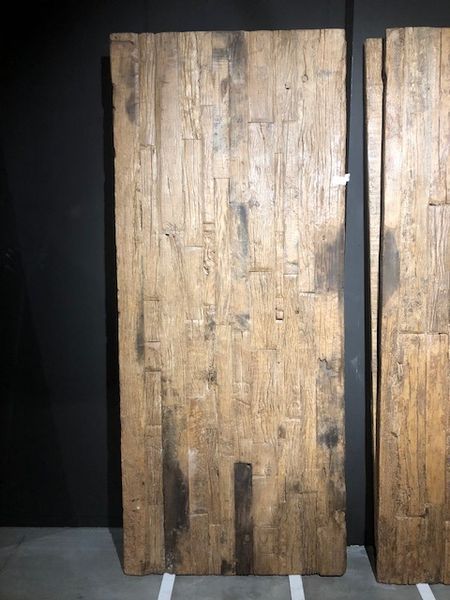 03; Tischplatte aus recyceltem Teakholz 4 Größen