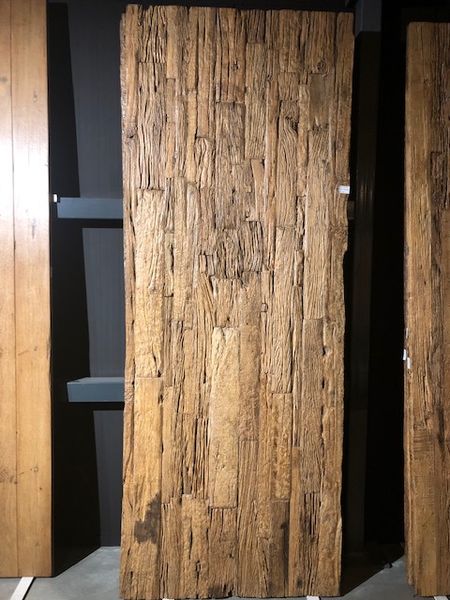03; Tischplatte aus recyceltem Teakholz 4 Größen