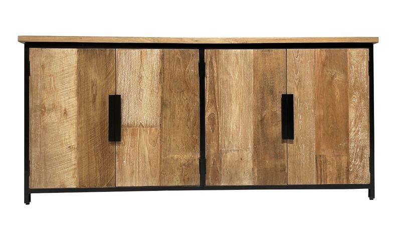 TOM, Industriedesign Sideboard Holz Metall, große Anrichte