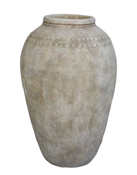Großer Terrakotta-Pflanzentopf H 84 cm antiker Landhausstil