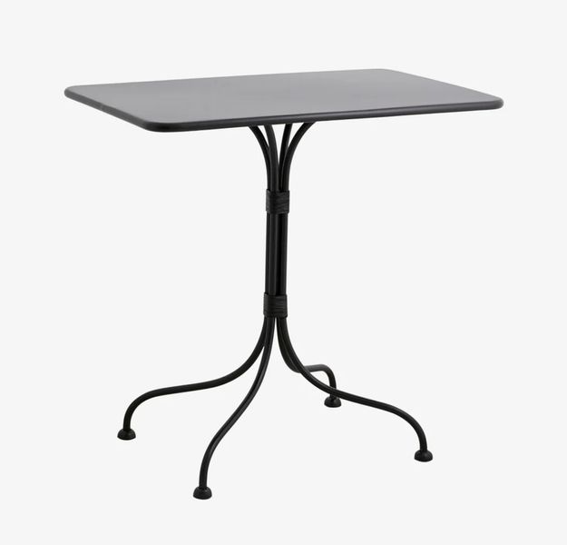 VIO, Gartentisch Metall schwarz Landhausstil
