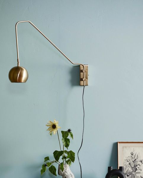 ENA, Stylische Wandleuchte gold verstellbar