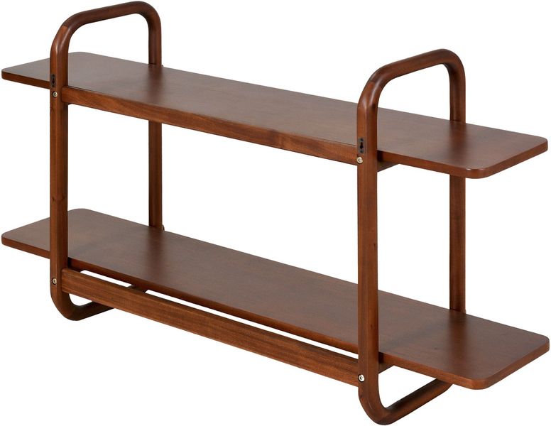 KAMI, Wandregal B 120 cm, Holzregal mit runden Ecken