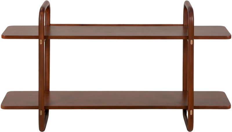 KAMI, Wandregal B 120 cm, Holzregal mit runden Ecken