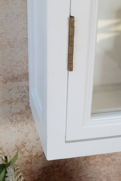 Matz Möbel Wandvitrine SISSI weiß, Hängevitrine Landhausstil
