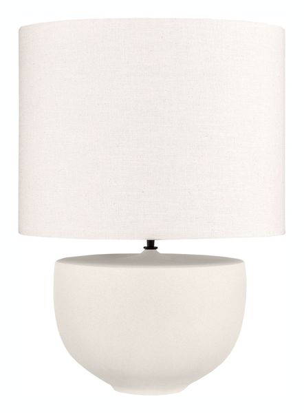 T2, Designer Tischlampe weiß rund