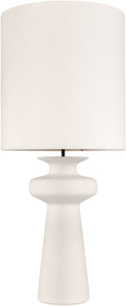 T1, Weiße Designer Tischlampe rund H 117 cm