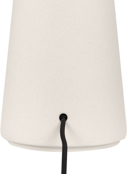 T1, Weiße Designer Tischlampe rund H 117 cm