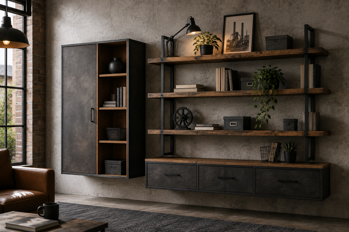 Industriedesign Wandschrank & Regal