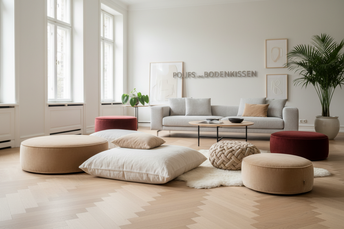 Poufs und Bodenkissen
