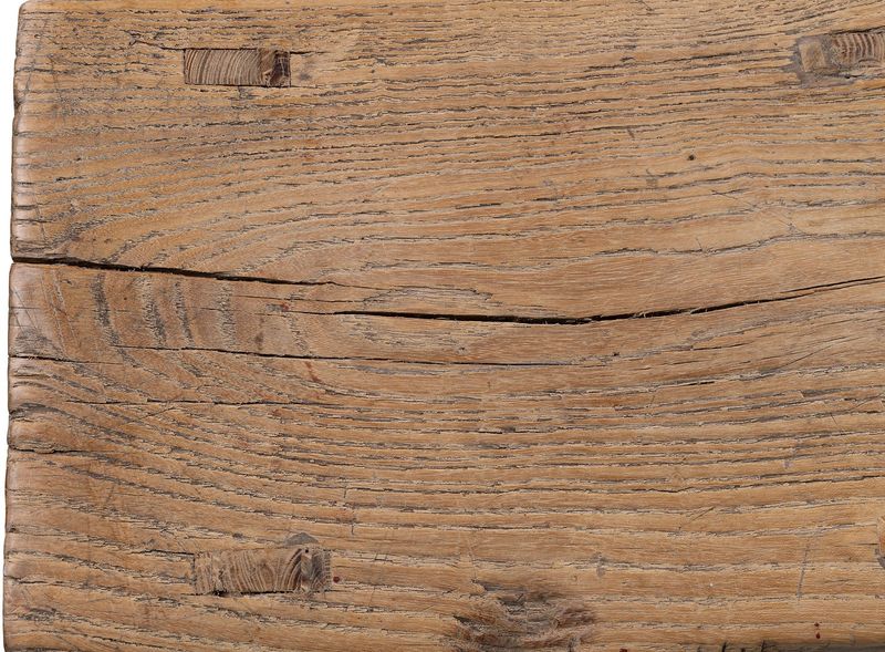 JO, Altholz Hocker rechteckig, Sattelhocker aus altem Holz
