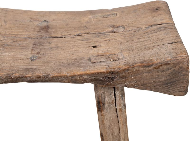 JO, Altholz Hocker rechteckig, Sattelhocker aus altem Holz