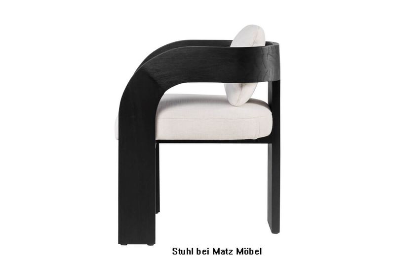 AVI, Armlehnstuhl schwarz weiß