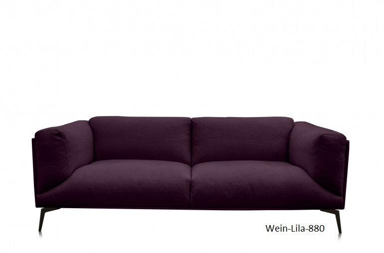 BARA, Modernes Stoff Sofa 2,5-Sitzer in vielen Farben, trendige Designer Couch