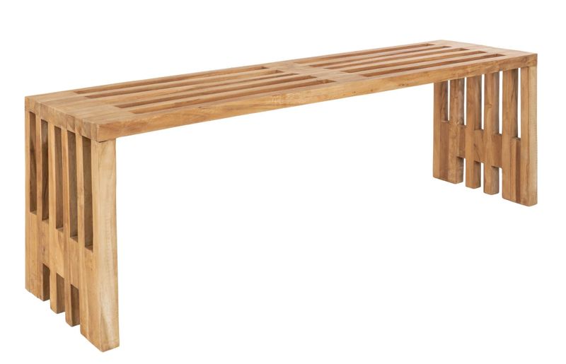 BEN, Holzbank, Sitzbank 140 cm drinnen & draußen
