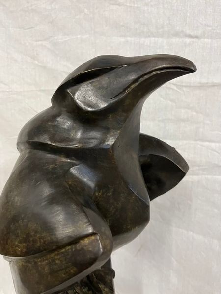 Bronze Skulptur "bronzener Art Deco Adler" - Matz Möbel